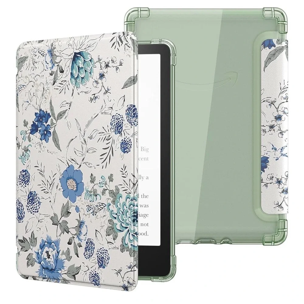 Floral Blue Tablet Case